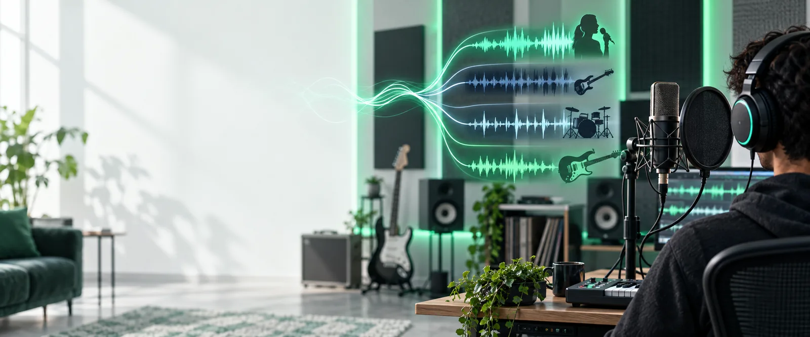 Voiceisolator-Oberfläche zur Audiotrennung